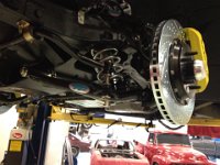 061  New front end: QA1 Coil overs, Baer brakes, and CPP A-arms and sway bar,