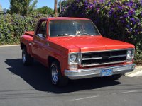 Gary Martin & Sandy Holcomb  1977 GMC Sierra Classic Stepside Pickup